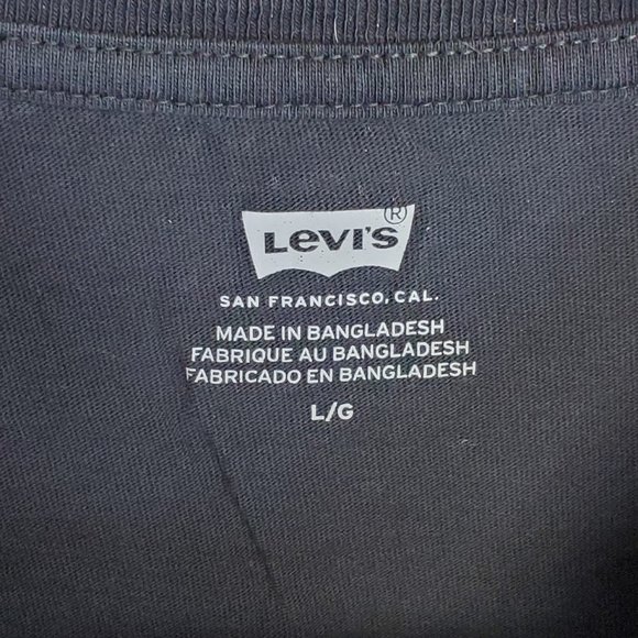 COPY - Levi’s Vintage Logo Red Tag T-Shirt - black size L - Picture 2 of 3